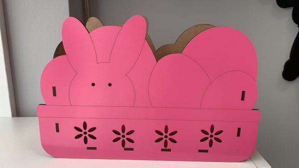 Cestinha Páscoa mdf 3mm