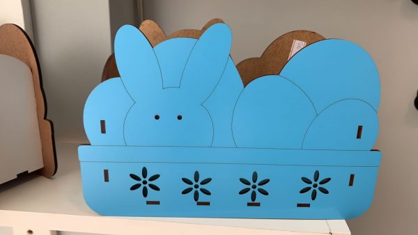 Cestinha Páscoa mdf 3mm - Imagem 2