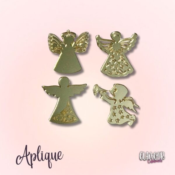Aplique Acrílico Anjos