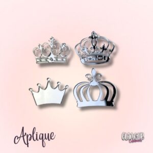 Aplique Acrílico Coroas