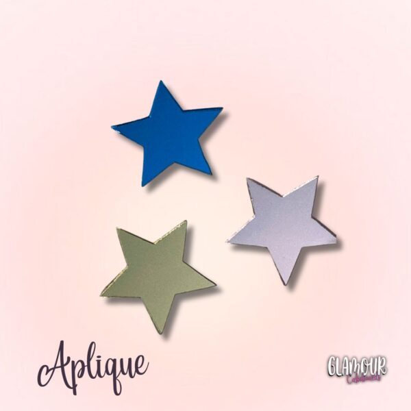 Aplique Acrílico Estrela