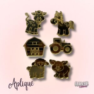 Aplique Acrílico Fazendinha