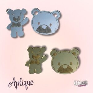 Aplique Acrílico Urso
