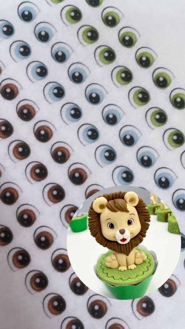 Olhos Comestíveis Safari doce c/Amor