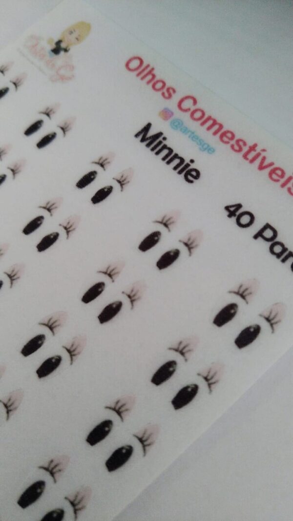 Olhos Comestíveis Minnie