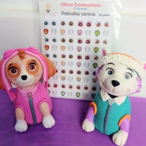Olhos Comestíveis Patrulha Canina