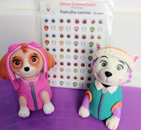 Olhos Comestíveis Patrulha Canina