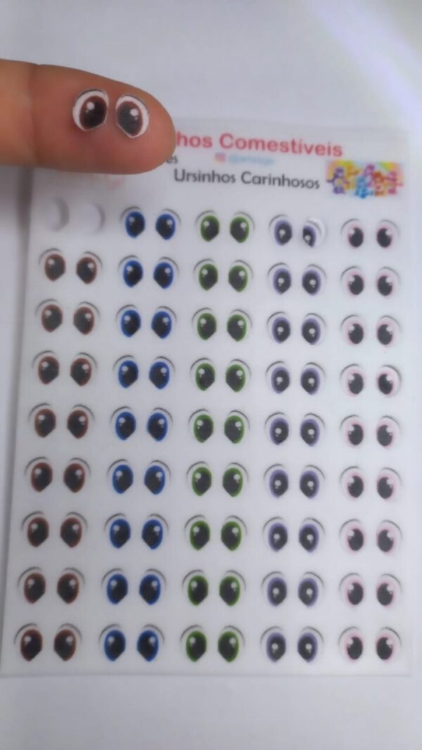 Olhos Comestíveis Ursinhos Carinhosos
