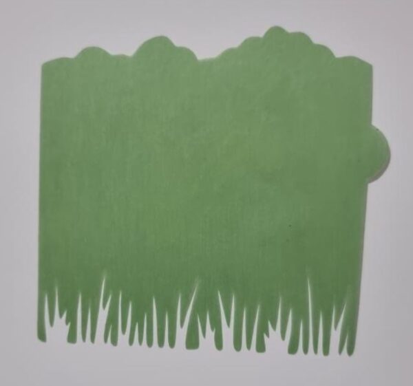 Stencil Grama Alta e Paisagem