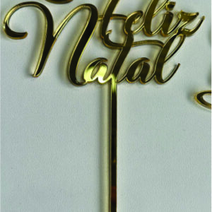 Topper de Bolo Feliz Natal